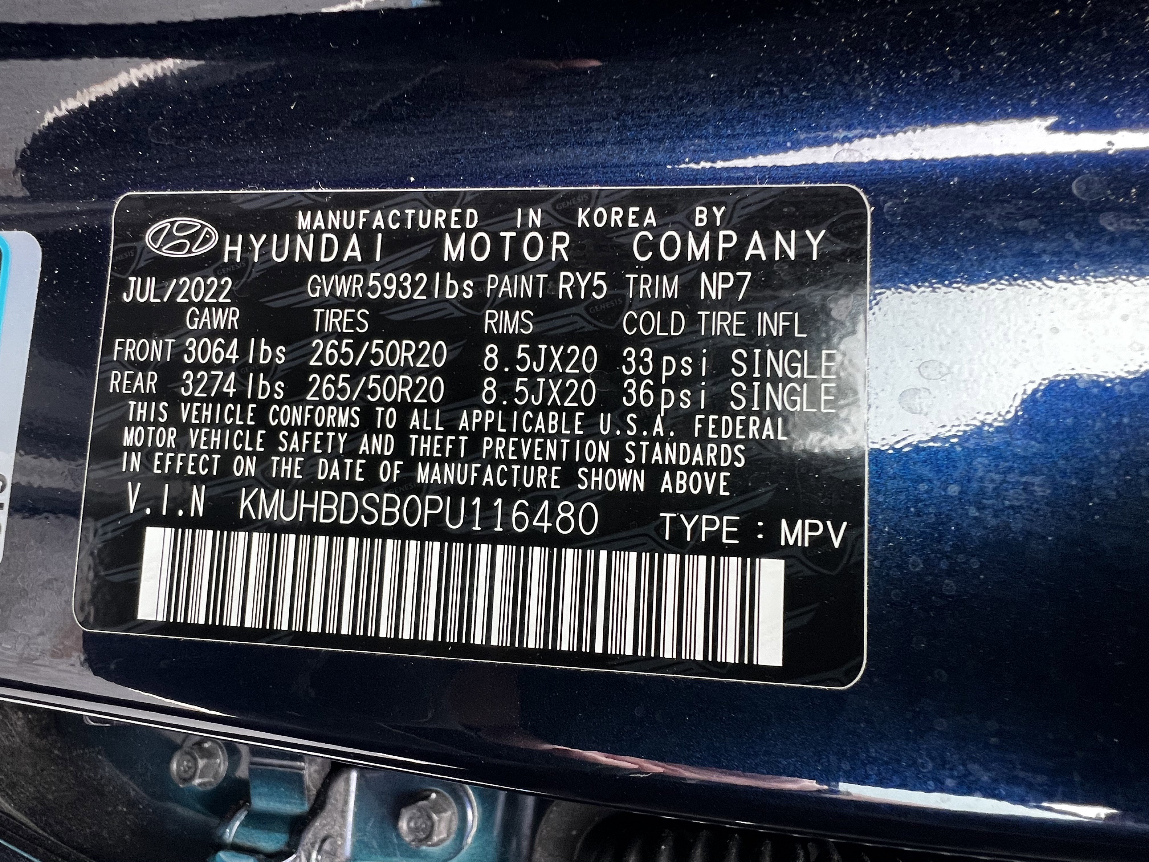 Used 2023 Genesis GV80 2.5T w/ Prestige 20" Package image 51