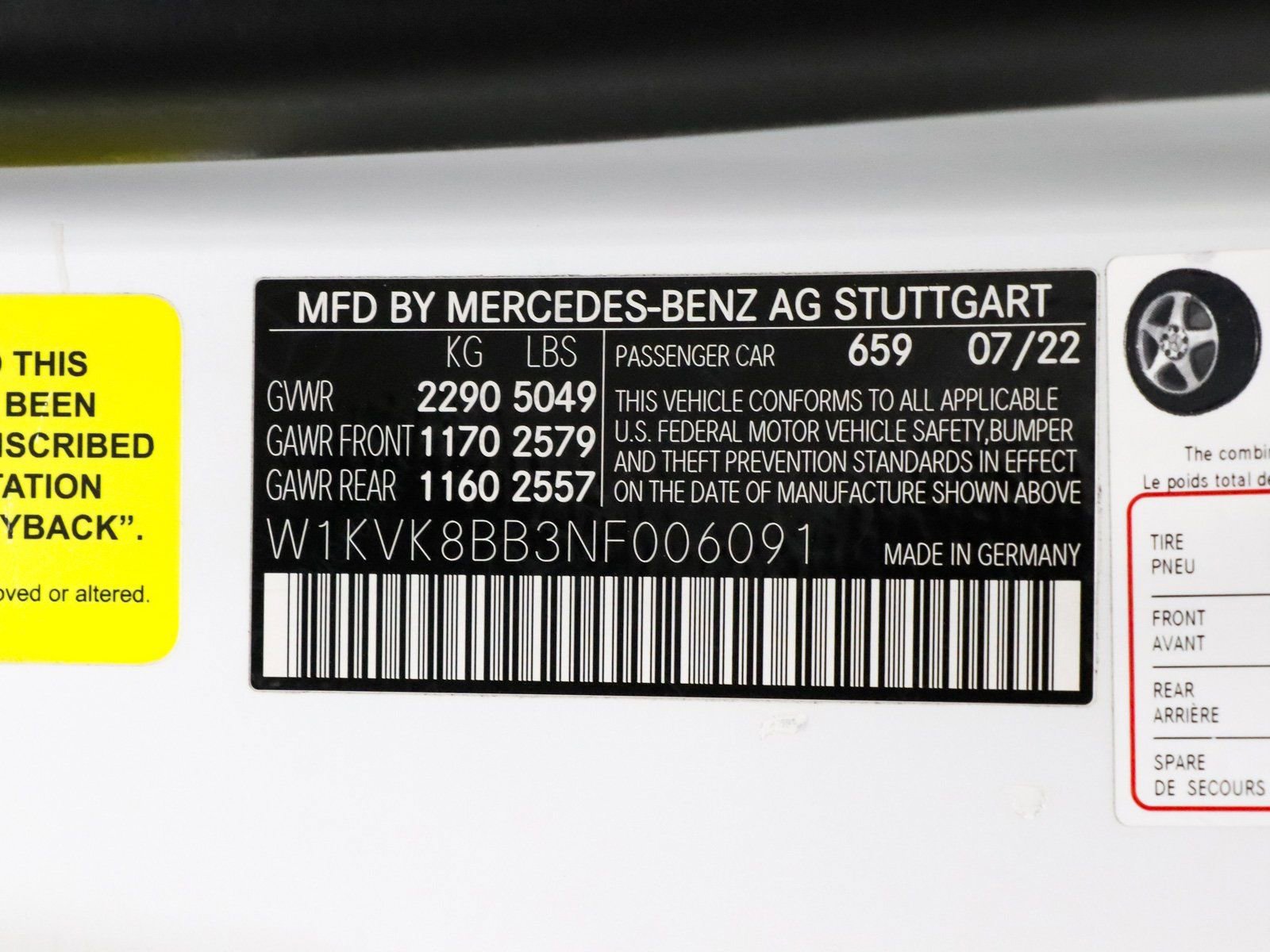 Used 2022 Mercedes-Benz SL 63 AMG 4MATIC image 11