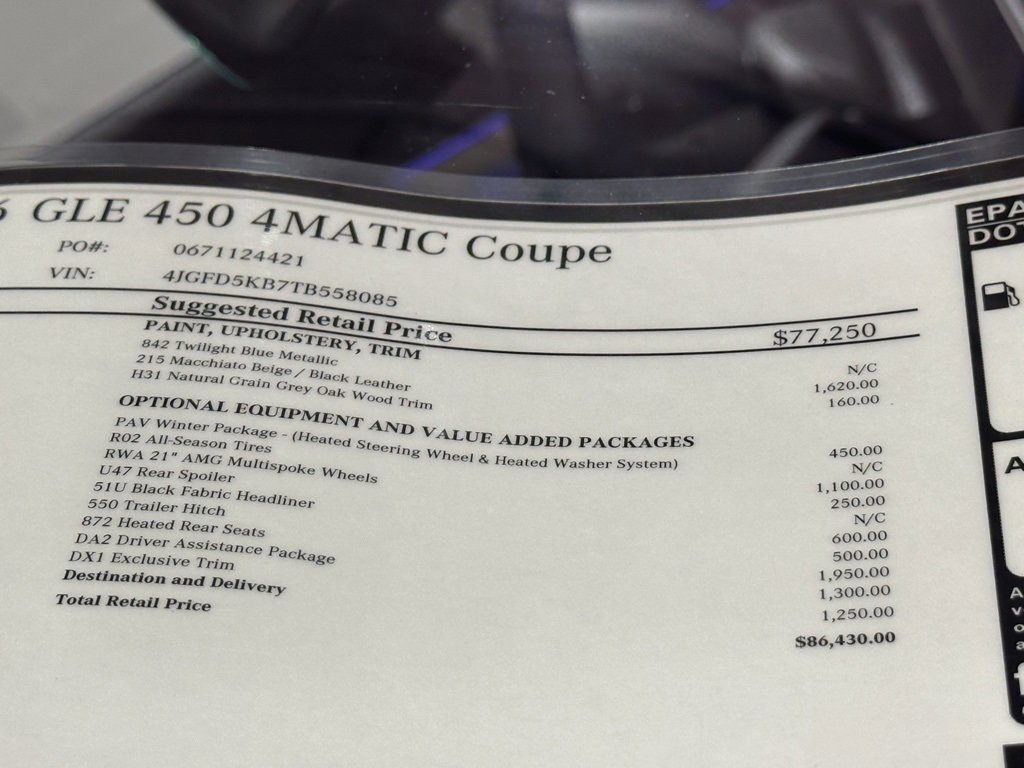 New 2026 Mercedes-Benz GLE 450 4MATIC Coupe image 19