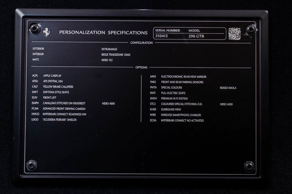 Certified 2024 Ferrari 296 GTB image 54