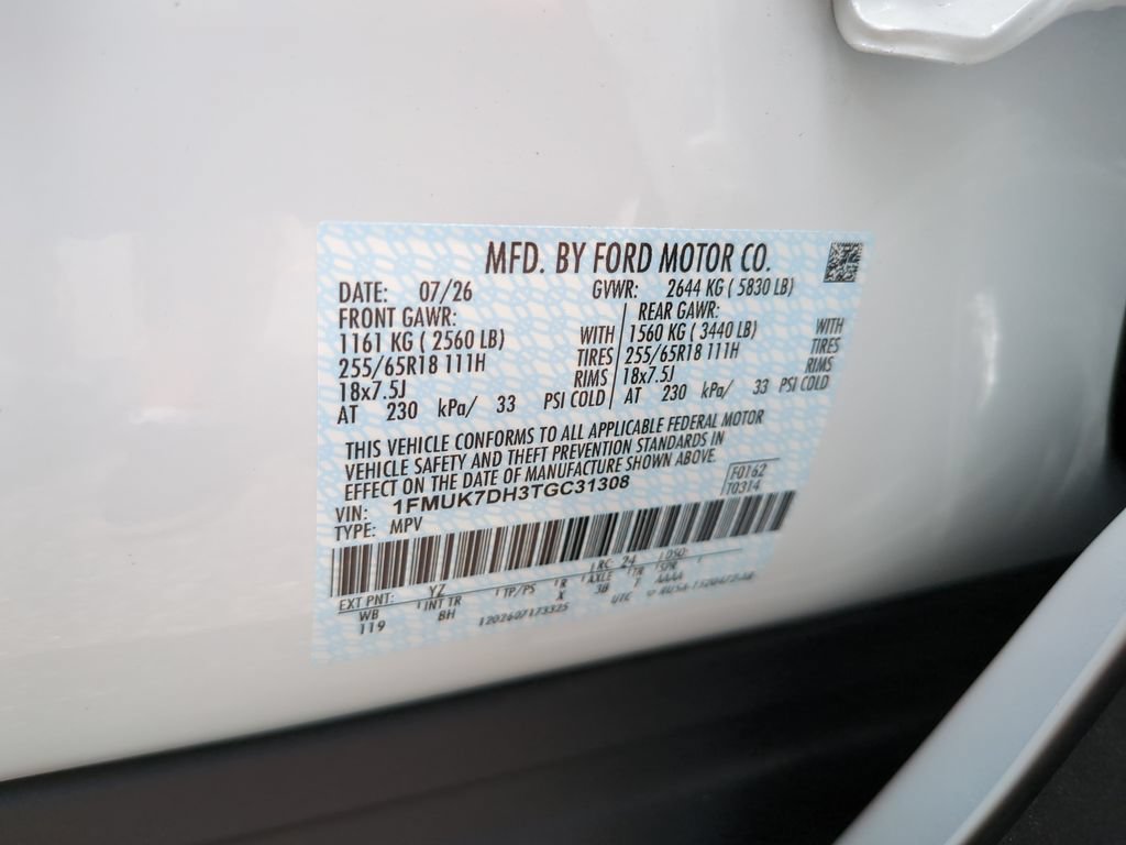 New 2026 Ford Explorer Active RWD image 33