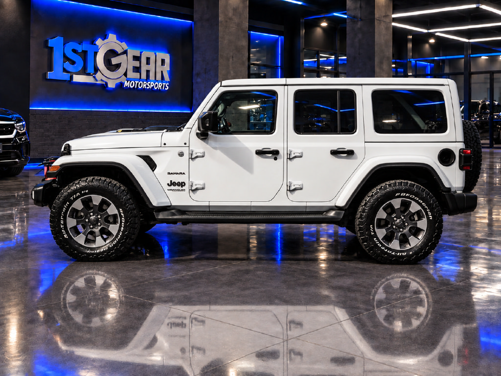 Used 2018 Jeep Wrangler Unlimited Sahara w/ Uconnect 4C Nav & Sound Group AWD/4WD image 9