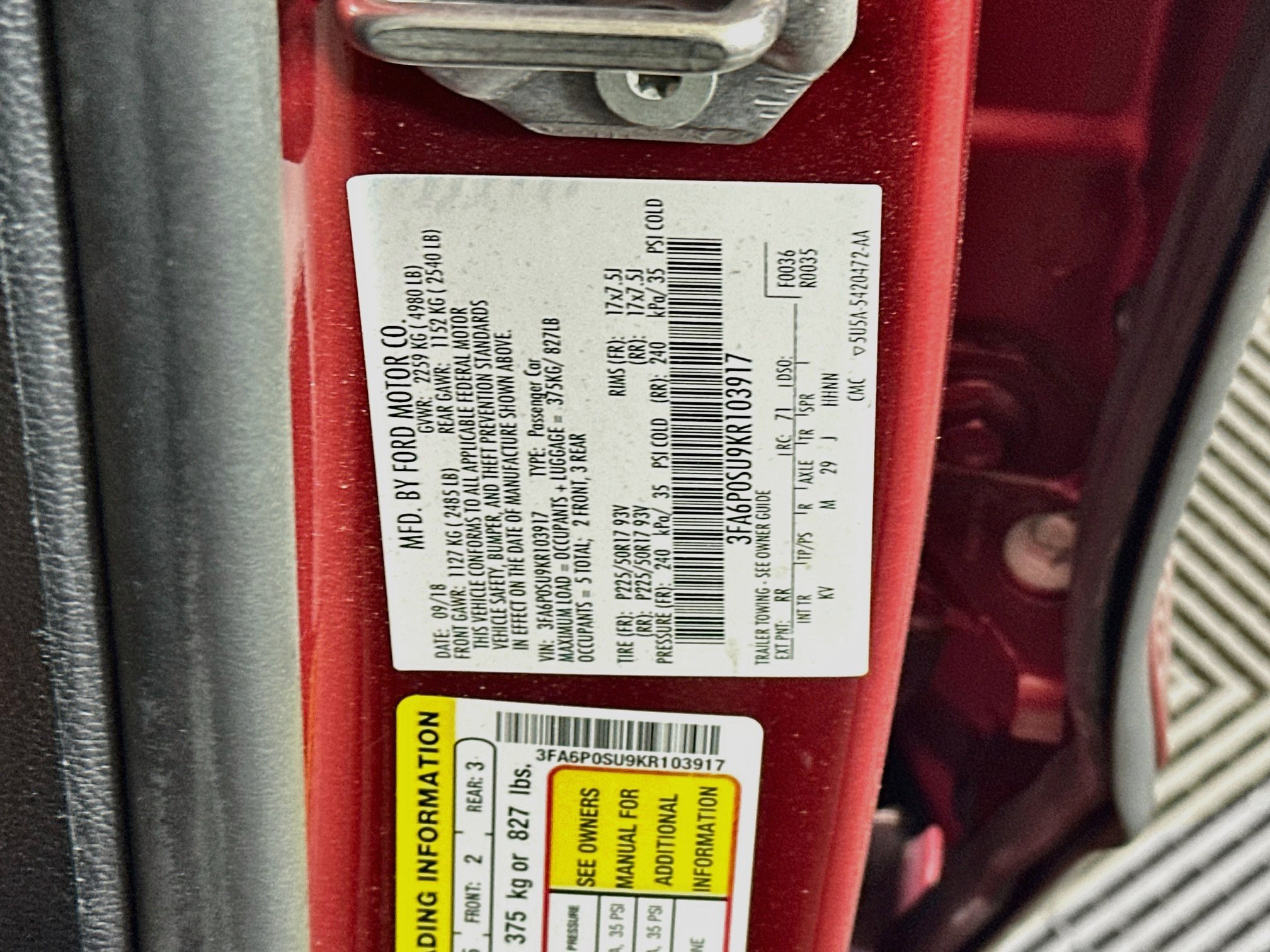 Used 2019 Ford Fusion Energi Titanium FWD image 12