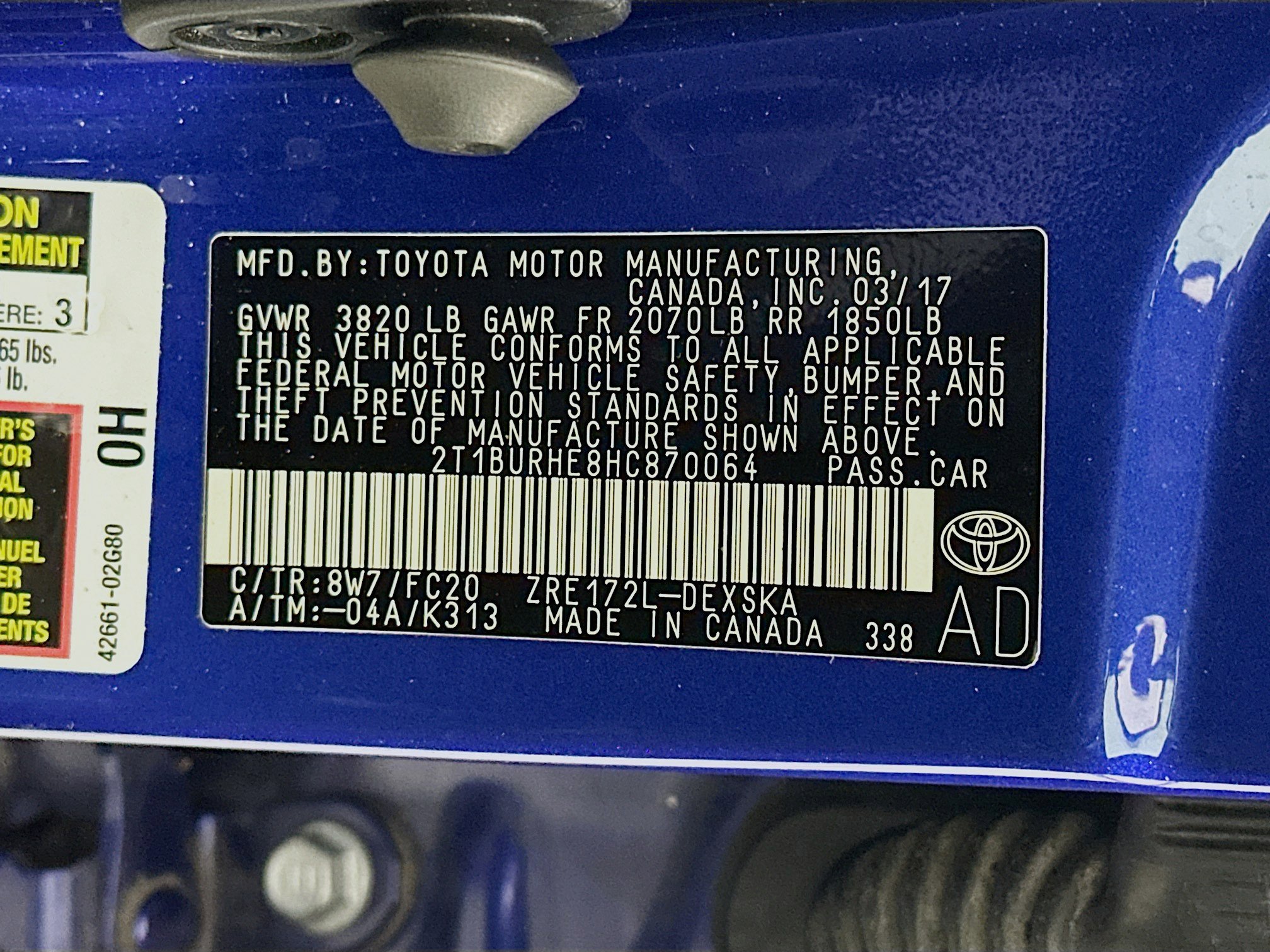 Used 2017 Toyota Corolla SE w/ SE Premium Package image 12