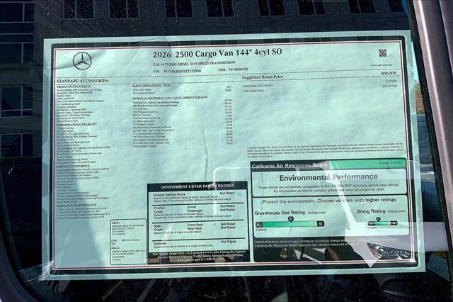 New 2026 Mercedes-Benz Sprinter 144 Cargo image 35