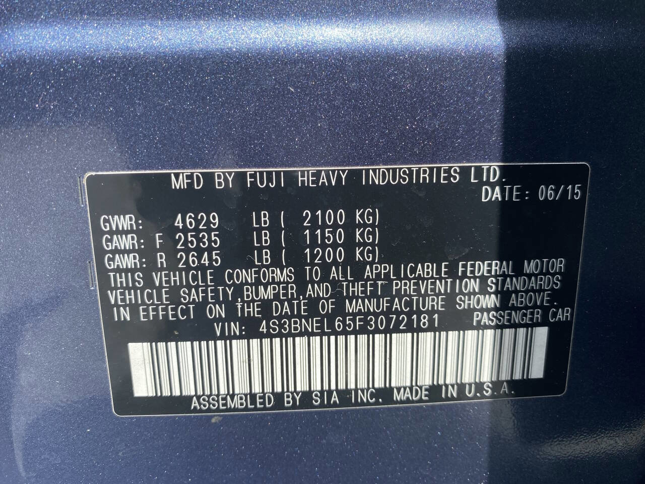 Used 2015 Subaru Legacy 3.6R Limited AWD/4WD image 40