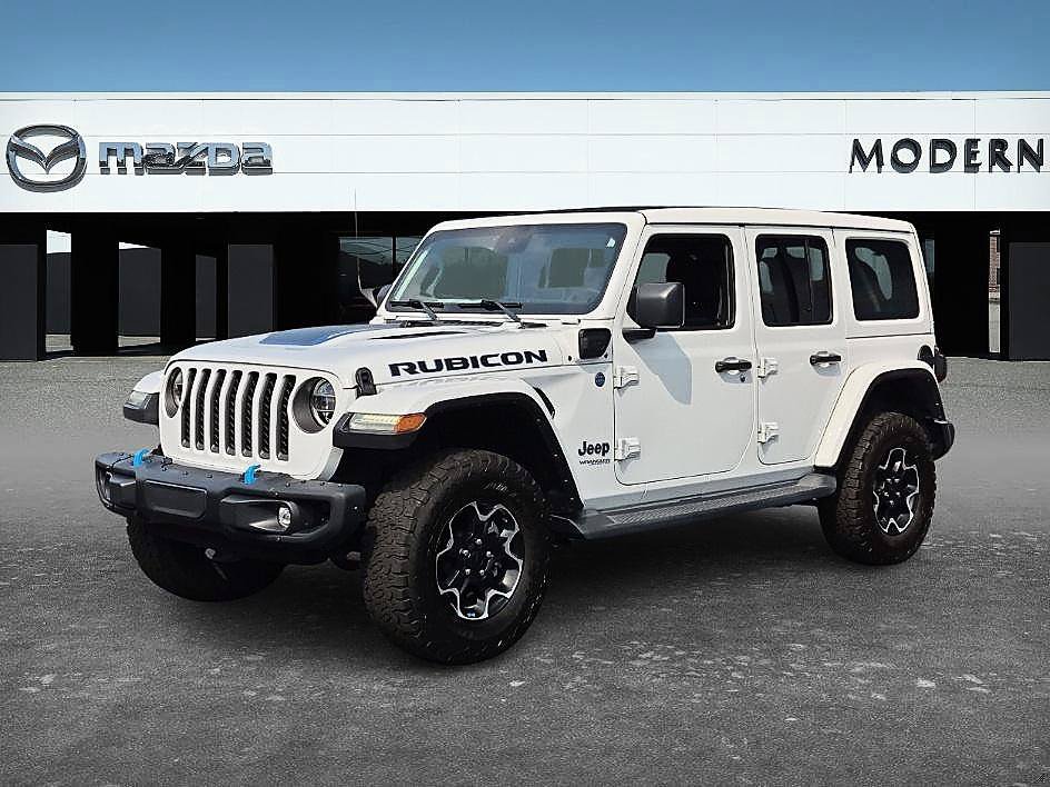 Used 2022 Jeep Wrangler Unlimited Rubicon 4xe w/ Steel Bumper Group AWD/4WD image 1