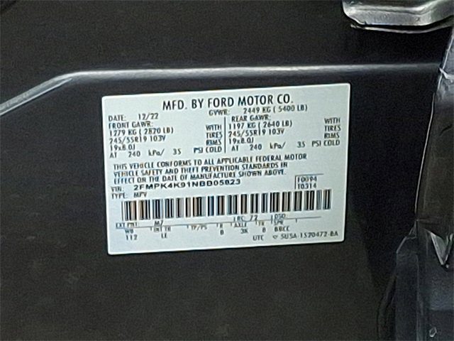 Used 2022 Ford Edge Titanium image 28