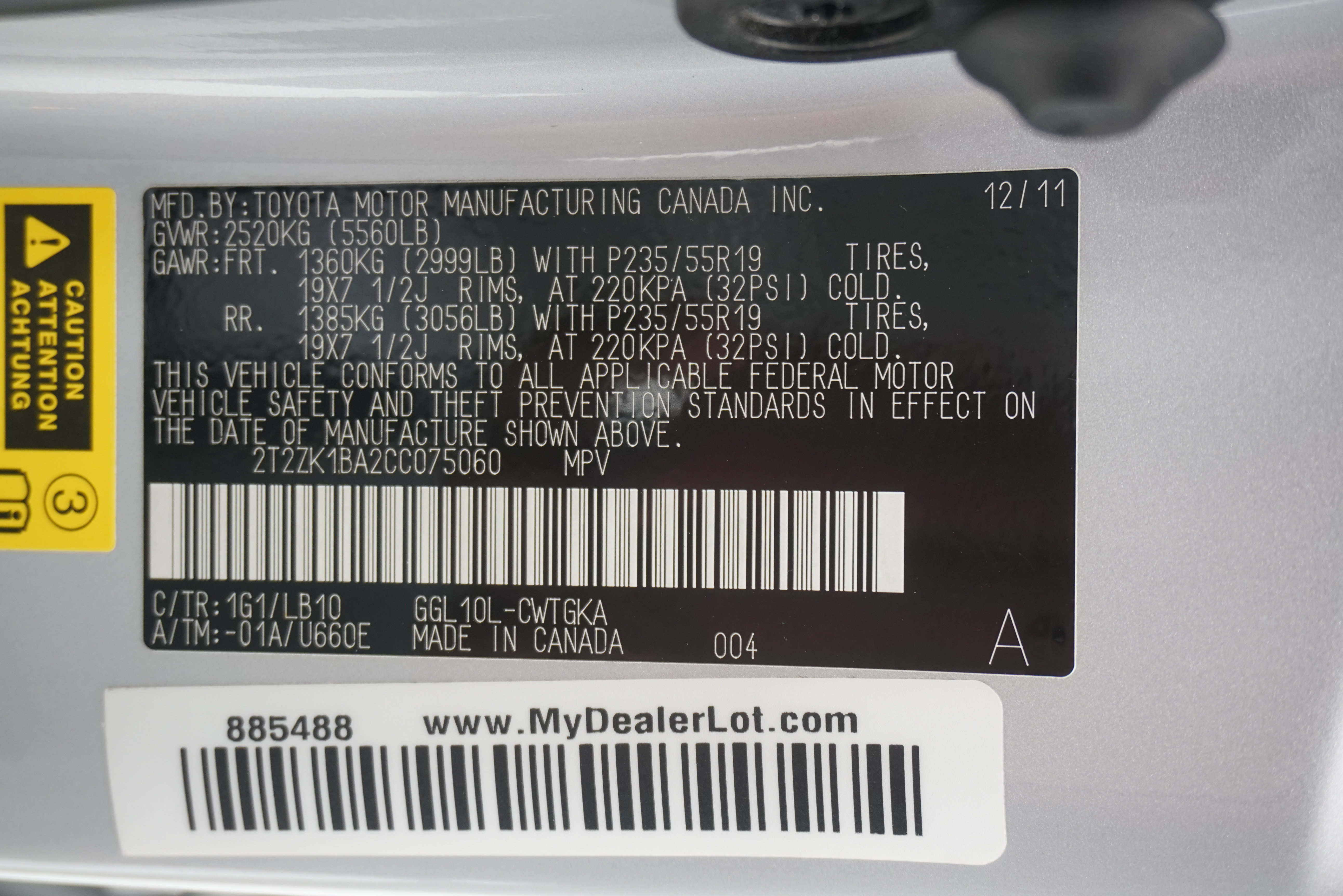 Used 2012 Lexus RX 350 FWD w/ Premium Pkg image 32