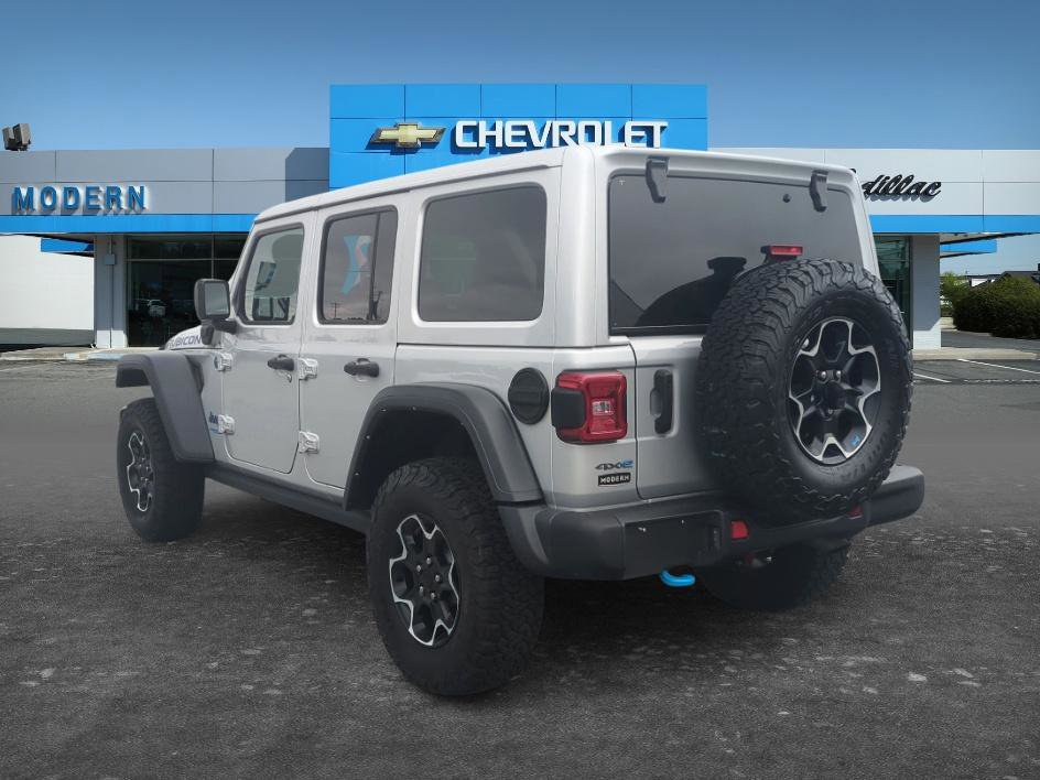 Used 2022 Jeep Wrangler Unlimited Rubicon 4xe w/ Steel Bumper Group AWD/4WD image 3
