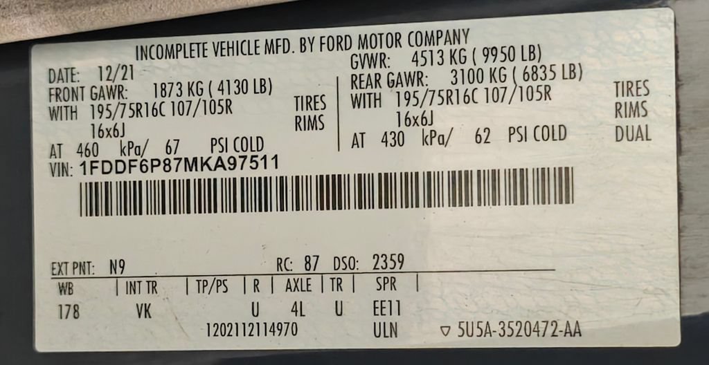 Used 2021 Ford Transit 350 DRW RWD image 44
