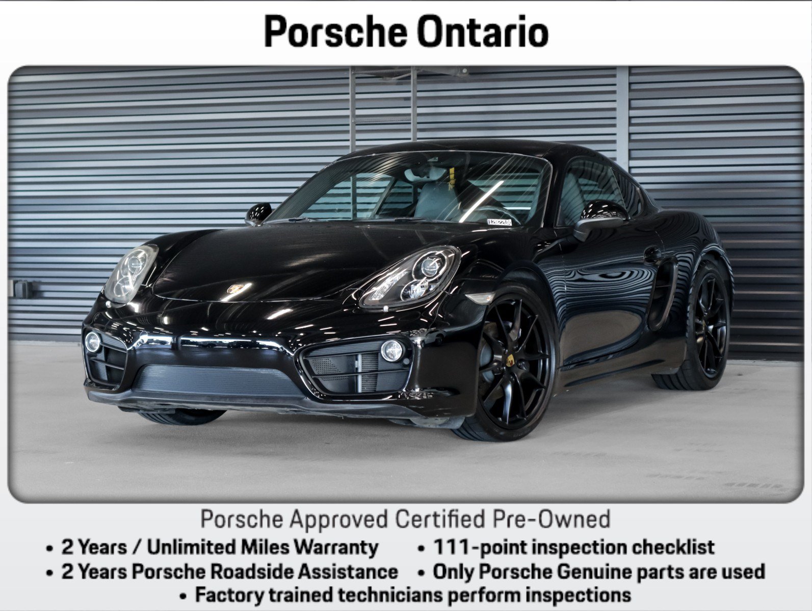 Certified 2016 Porsche Cayman