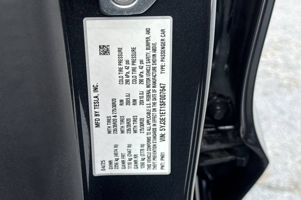 Used 2025 Tesla Model 3 Performance AWD/4WD image 27