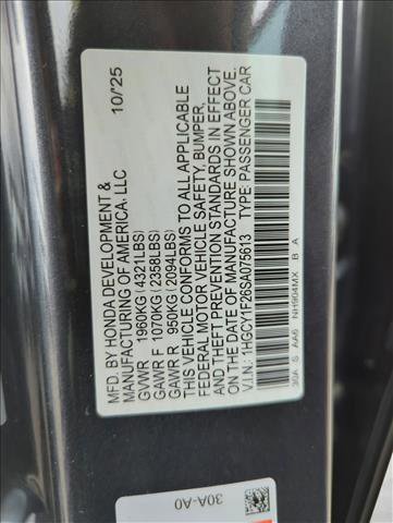 New 2025 Honda Accord LX image 22