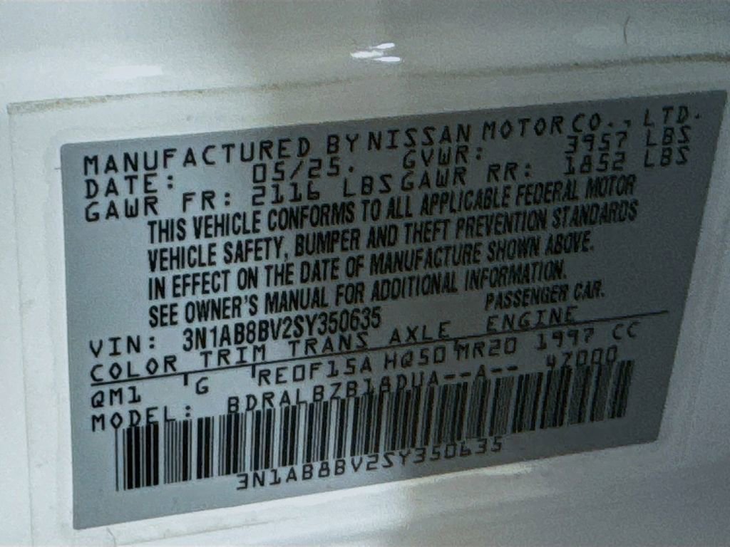 Used 2025 Nissan Sentra S FWD image 38