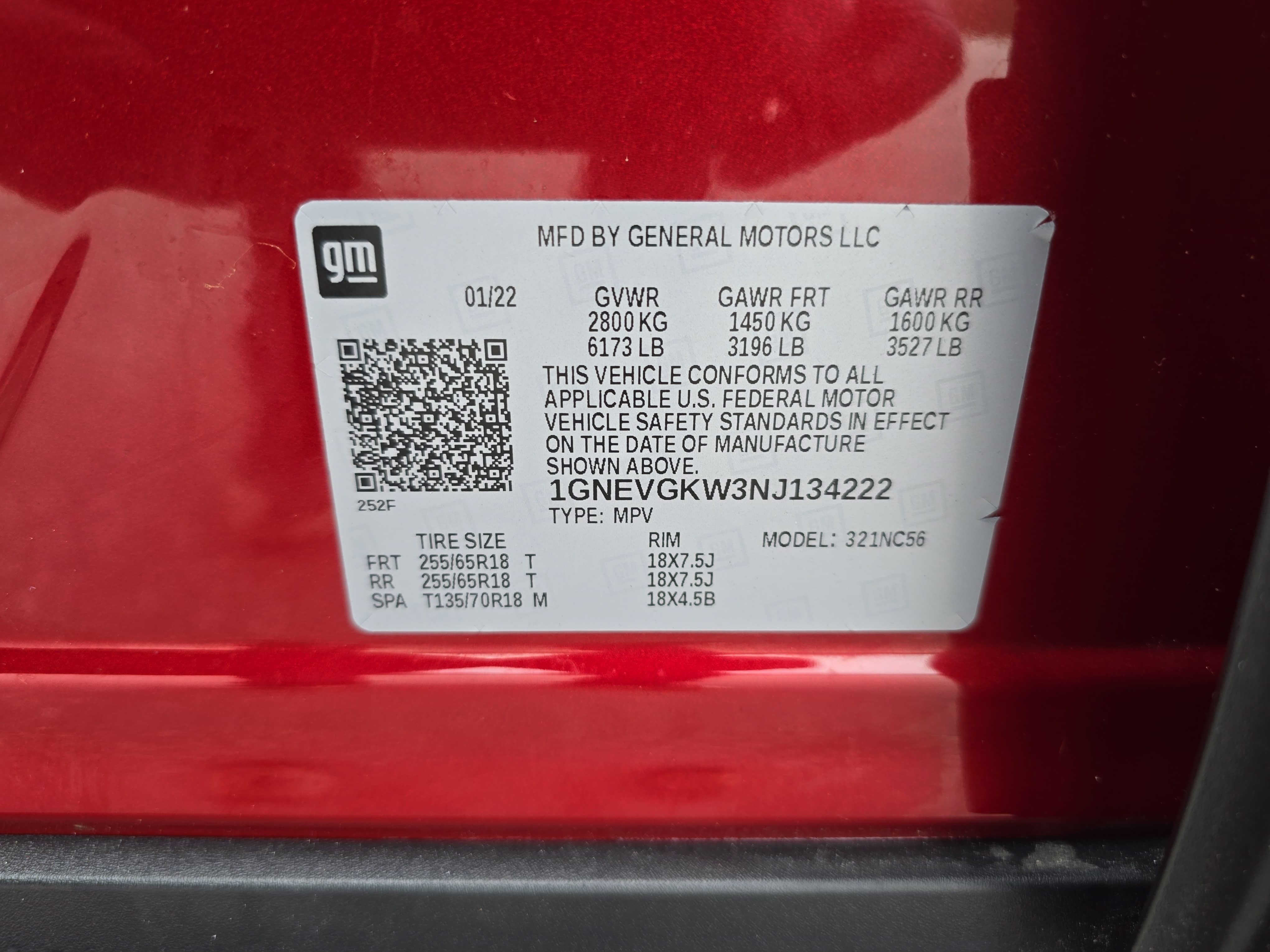 Used 2022 Chevrolet Traverse LT image 35