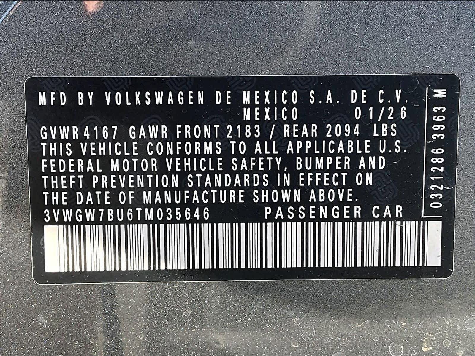 New 2026 Volkswagen Jetta SEL FWD image 17