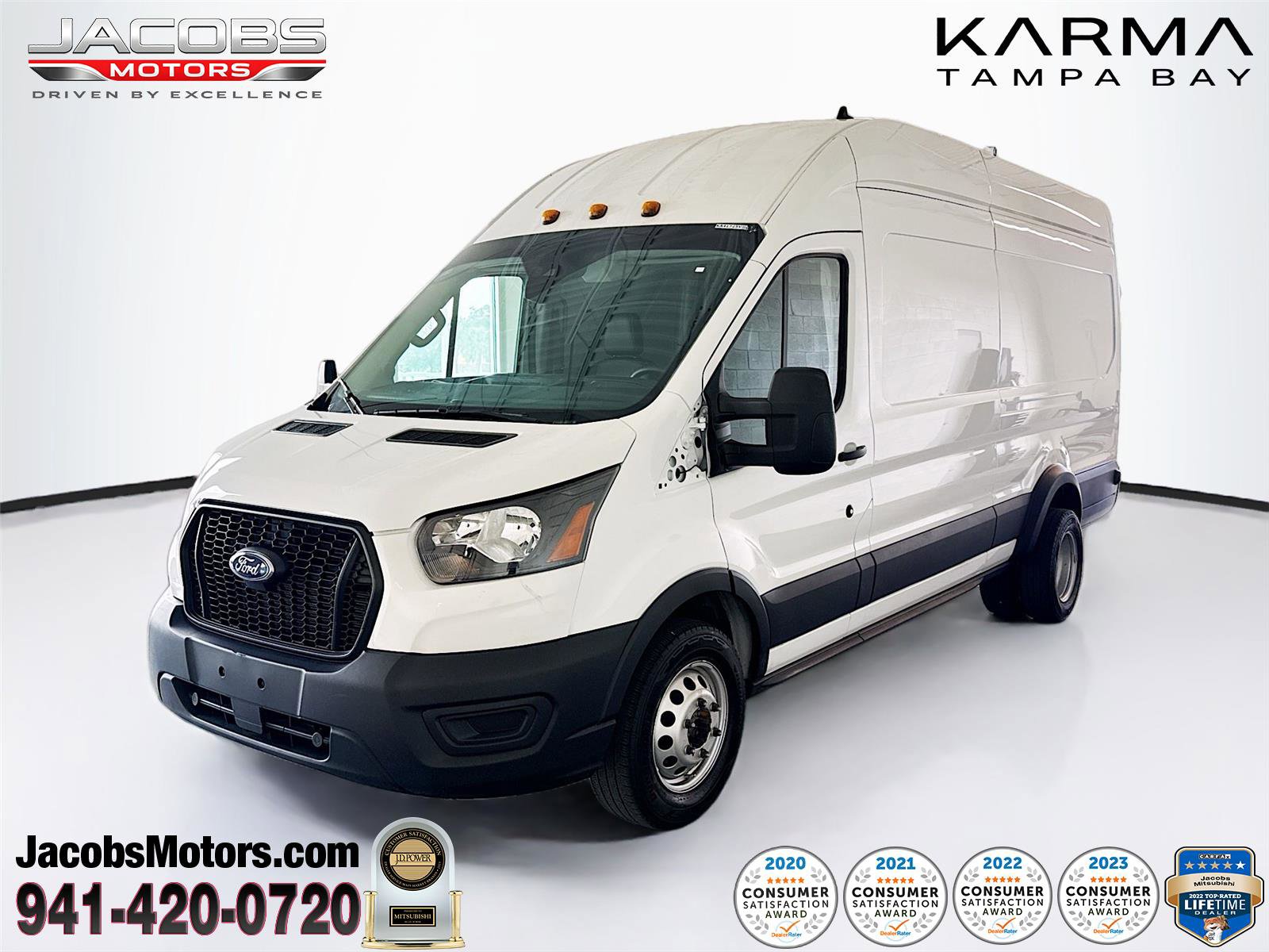 Used 2025 Ford Transit 350 148 High Roof Extended DRW RWD image 1
