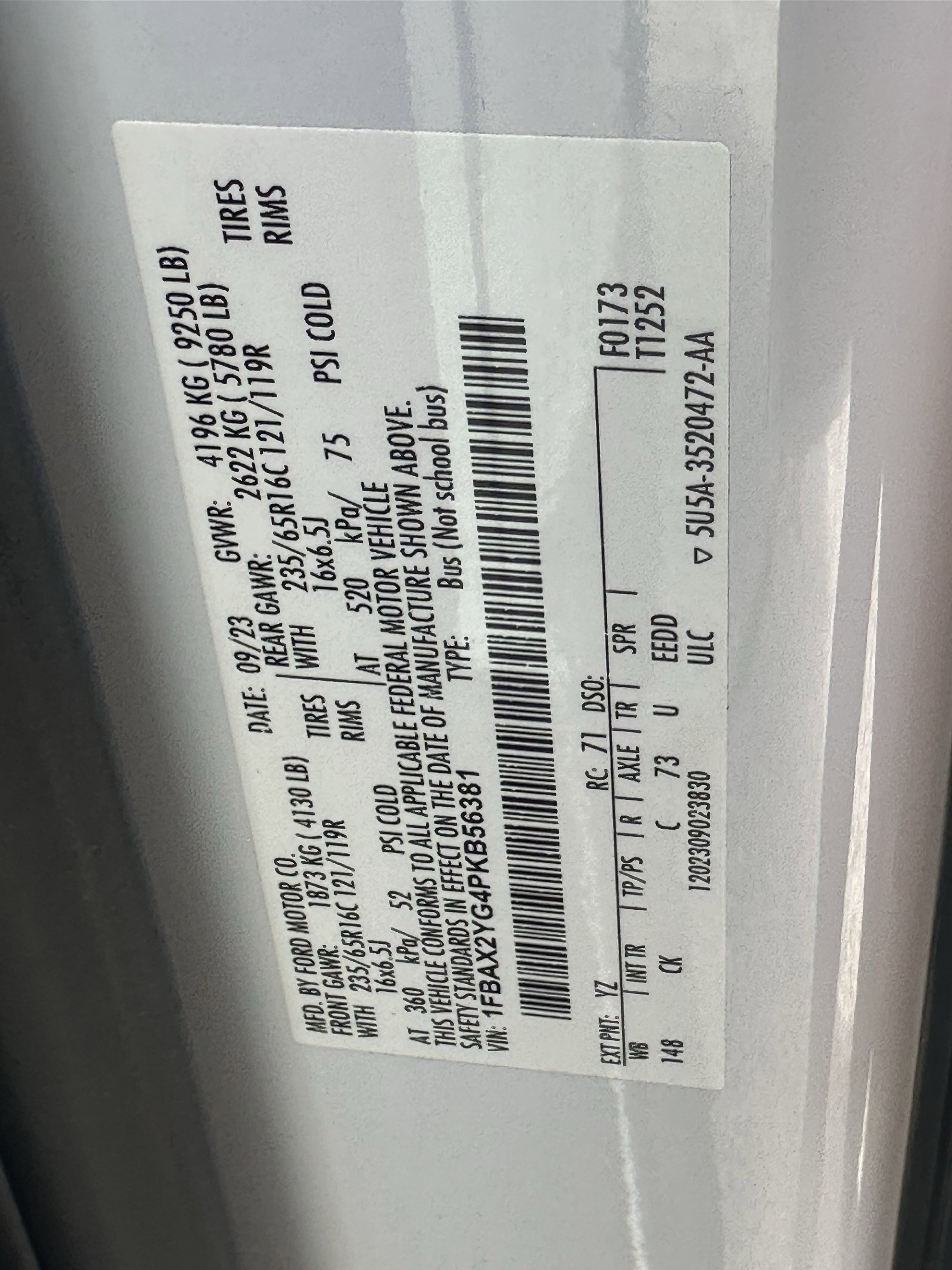 Used 2023 Ford Transit 350 XLT RWD image 33