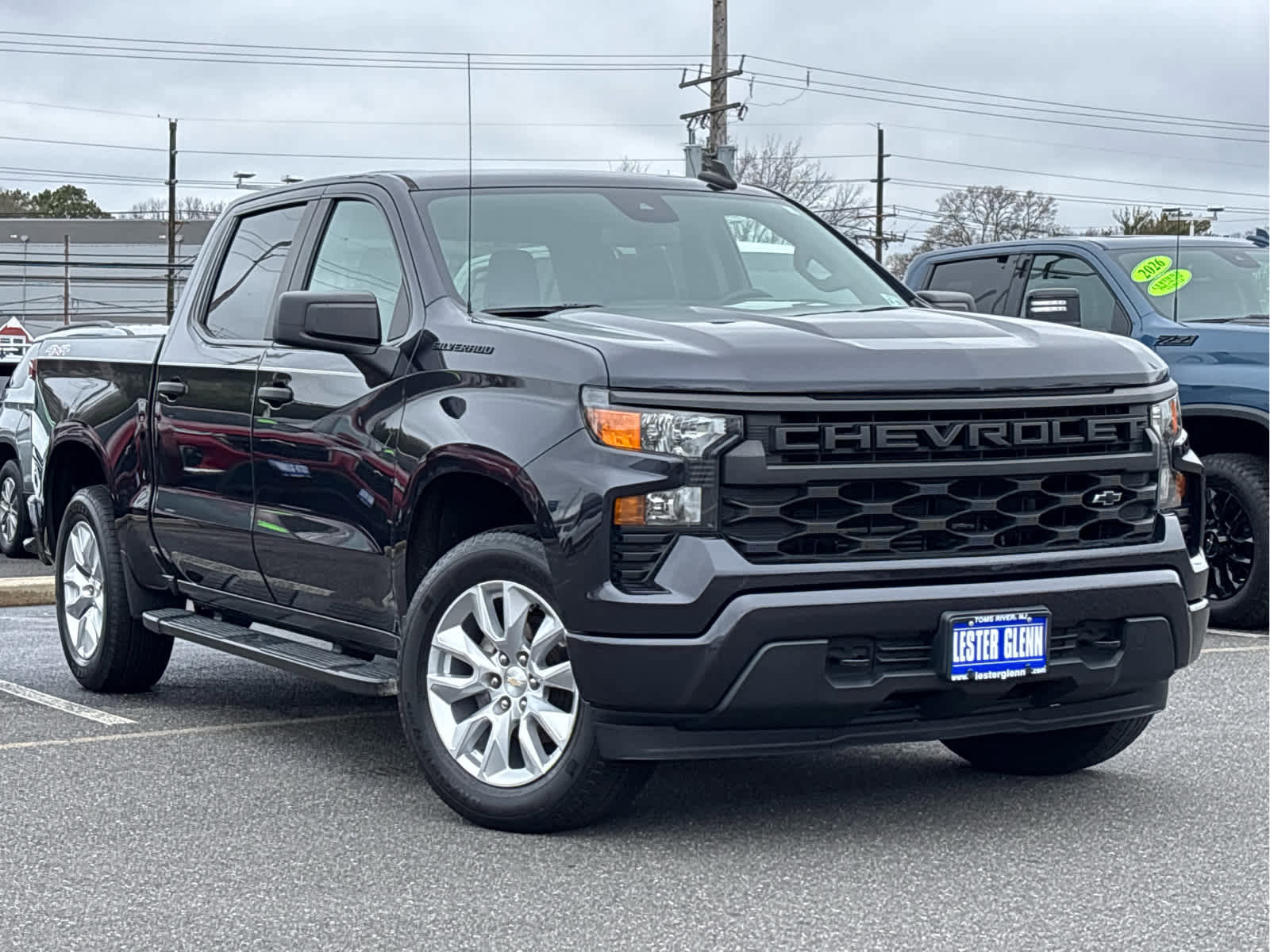 Certified 2022 Chevrolet Silverado 1500 Custom w/ LPO, Dark Essentials Package AWD/4WD image 28
