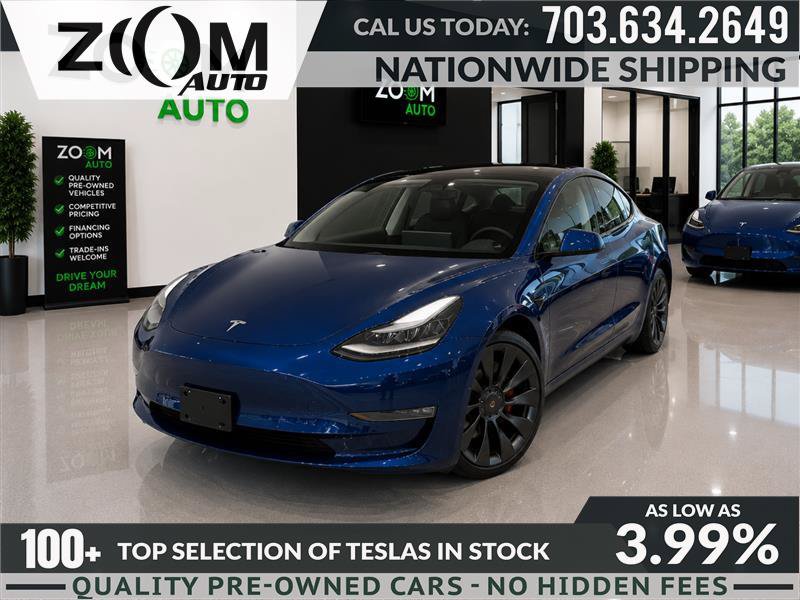 Used 2022 Tesla Model 3 Performance AWD/4WD image 1