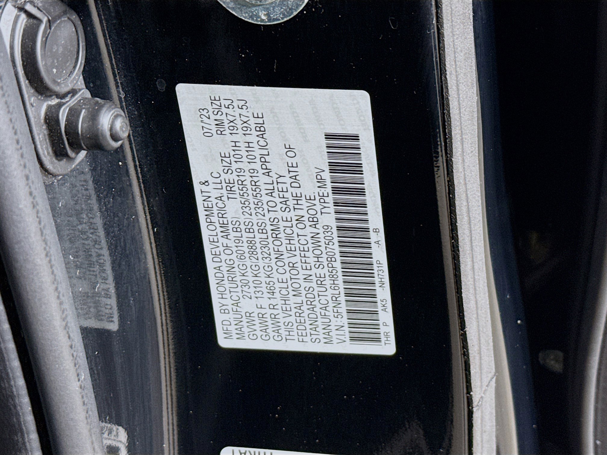 Used 2023 Honda Odyssey Touring image 42