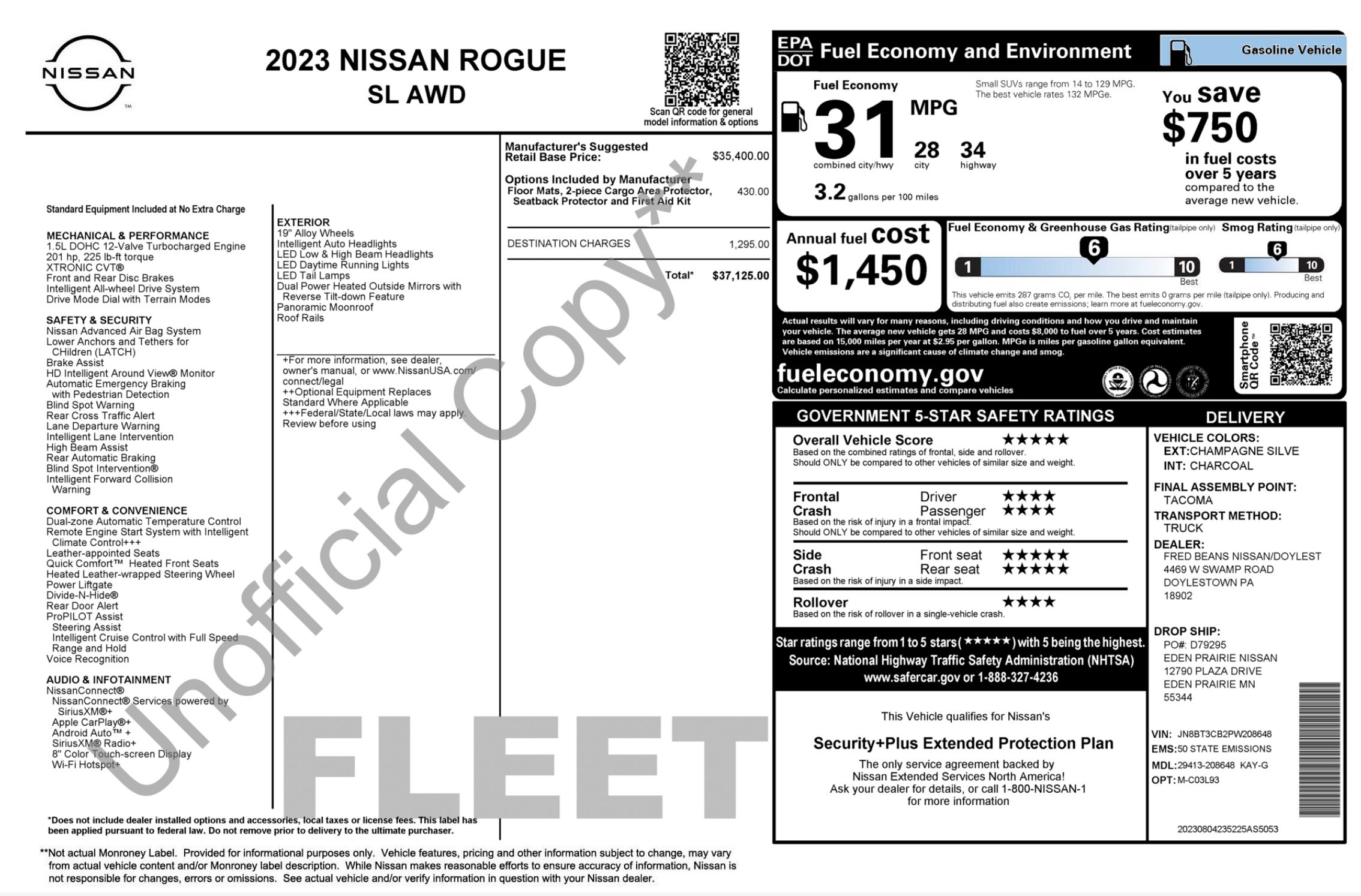 Used 2023 Nissan Rogue SL AWD/4WD image 5