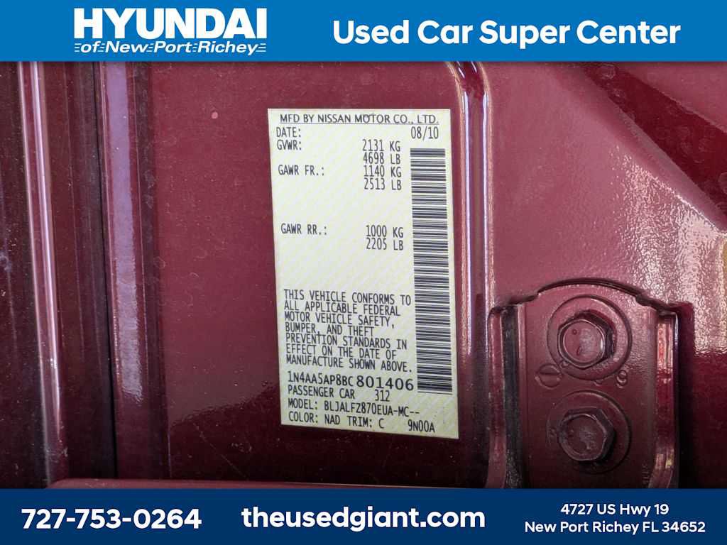 Used 2011 Nissan Maxima 3.5 SV w/ Premium Pkg FWD image 35
