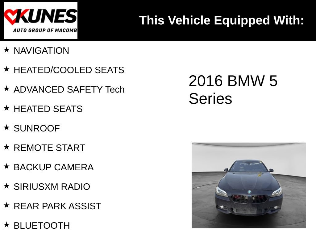 Used 2016 BMW 550i Sedan RWD image 3