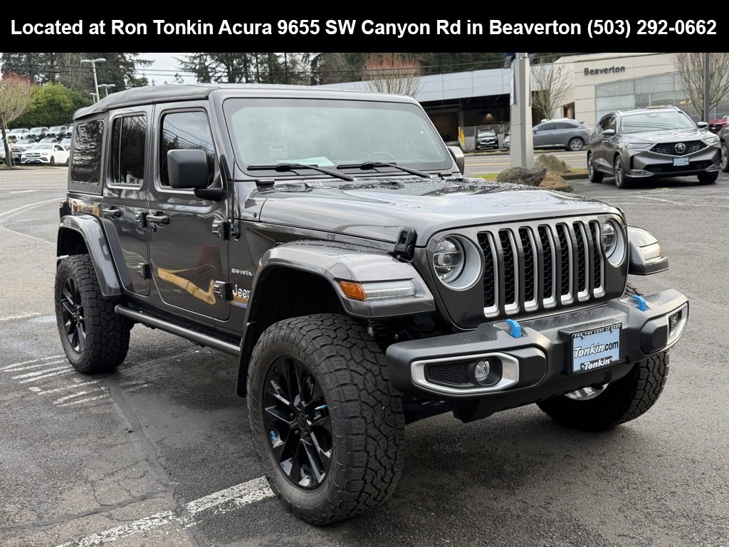 Used 2022 Jeep Wrangler Unlimited Sahara 4xe image 1