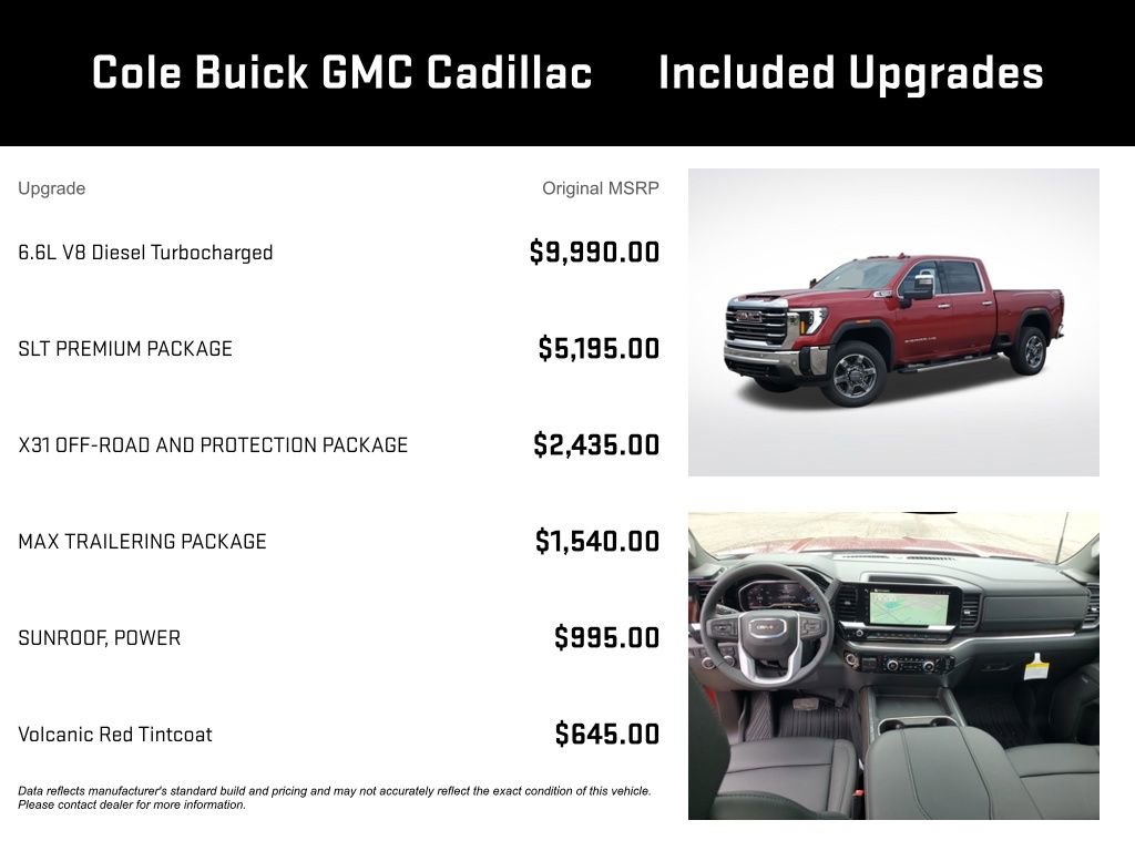 New 2025 GMC Sierra 2500 SLT w/ SLT Premium Package image 3