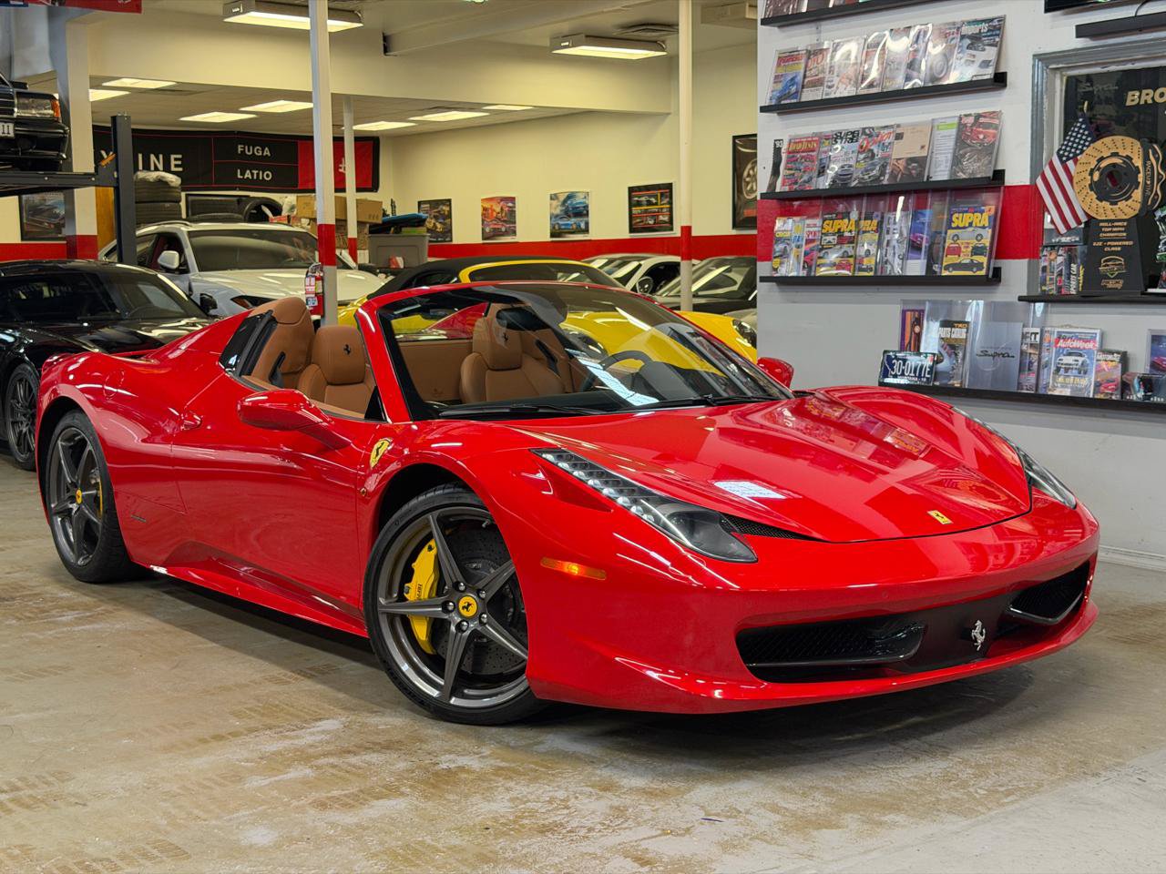 Used 2014 Ferrari 458 Spider RWD image 1