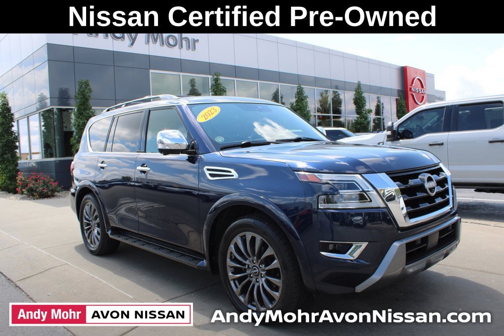 Certified 2023 Nissan Armada Platinum w/ Captain's Chairs Package