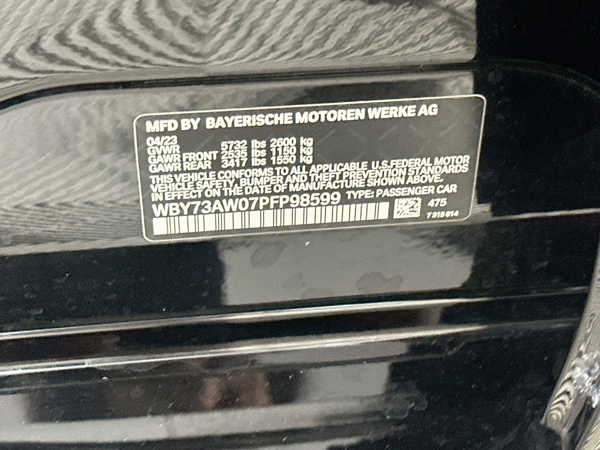 Used 2023 BMW i4 eDrive40 w/ M Sport Package RWD image 12