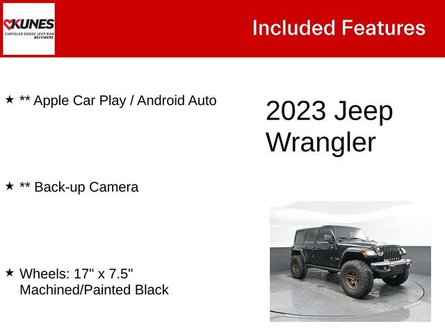 Used 2023 Jeep Wrangler Unlimited Rubicon AWD/4WD image 3