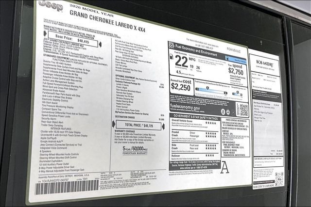 New 2026 Jeep Grand Cherokee Laredo X AWD/4WD image 14