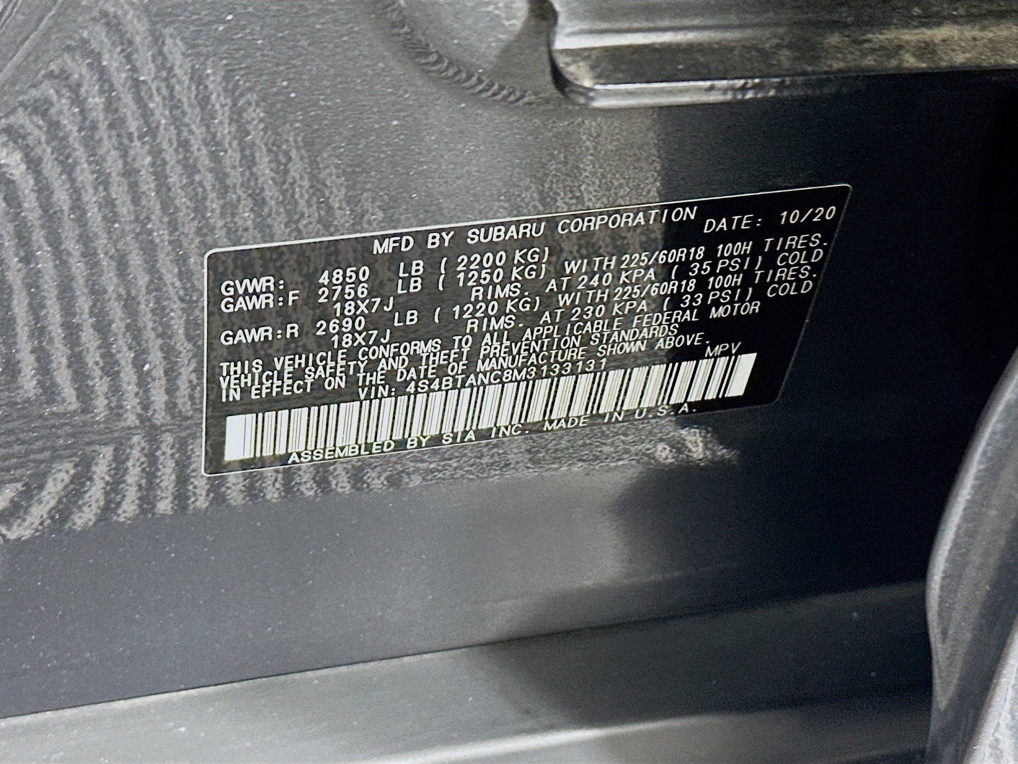 Used 2021 Subaru Outback Limited AWD/4WD image 12