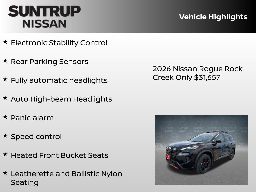 New 2026 Nissan Rogue SV AWD/4WD image 30
