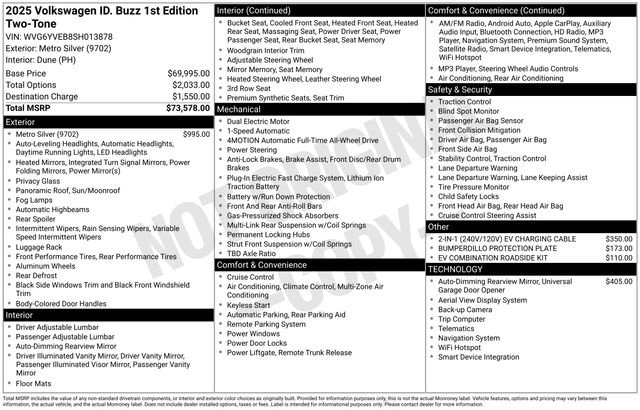 Used 2025 Volkswagen ID. Buzz 1st Edition image 37