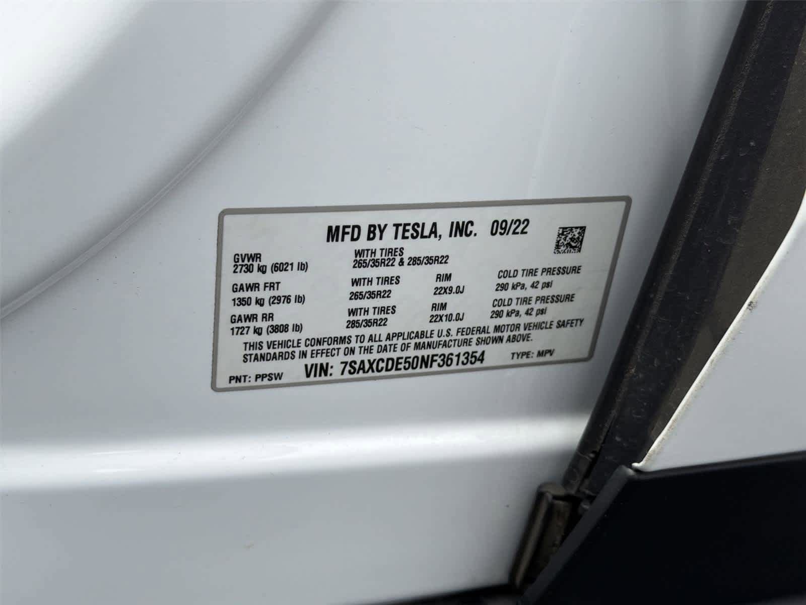 Used 2022 Tesla Model X AWD/4WD image 23
