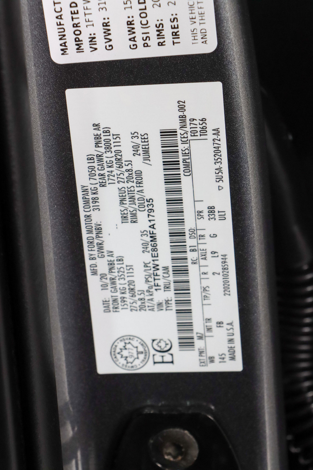 Used 2021 Ford F150 XLT w/ Equipment Group 302A High AWD/4WD image 33