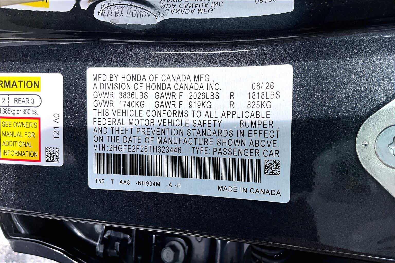 New 2026 Honda Civic LX image 14