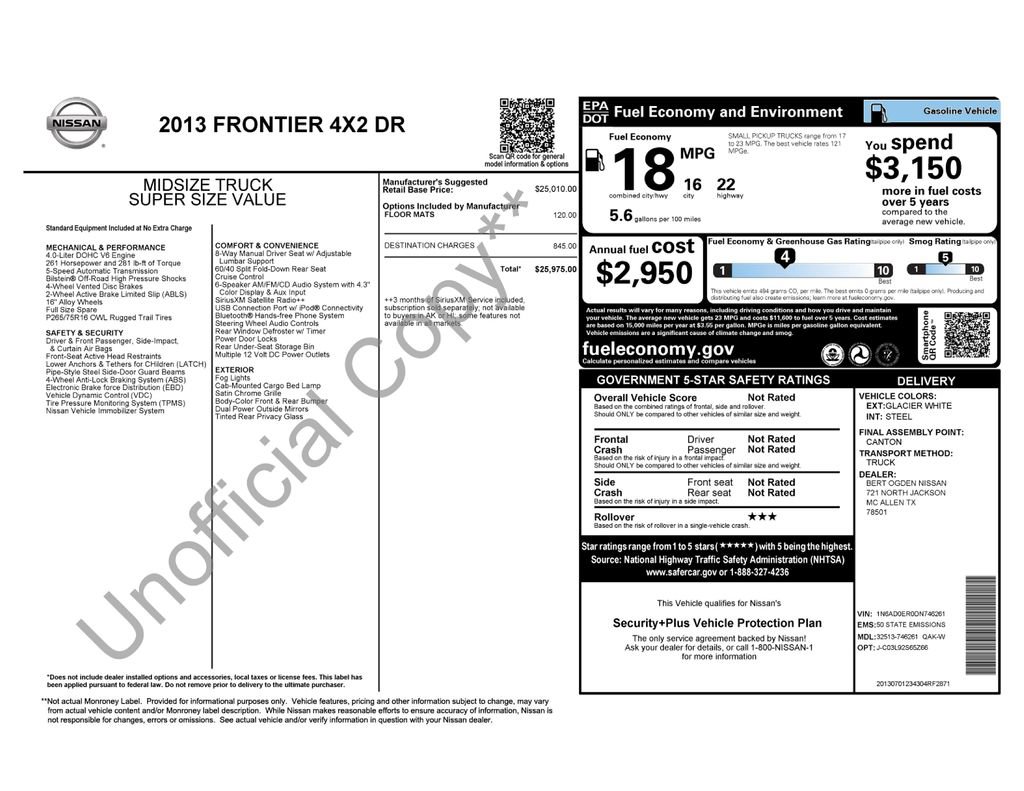 Used 2013 Nissan Frontier Desert Runner image 30