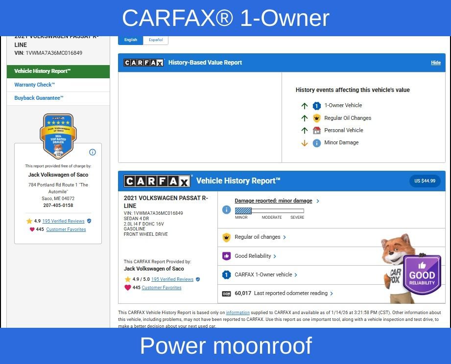 Used 2021 Volkswagen Passat 2.0T R-Line image 13