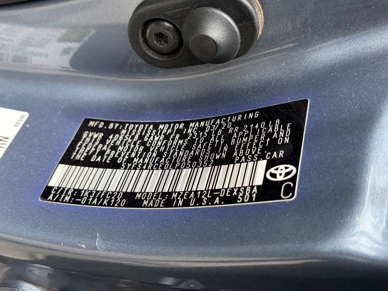 Used 2020 Toyota Corolla SE w/ Carpet Mat Package (TMS) FWD image 13