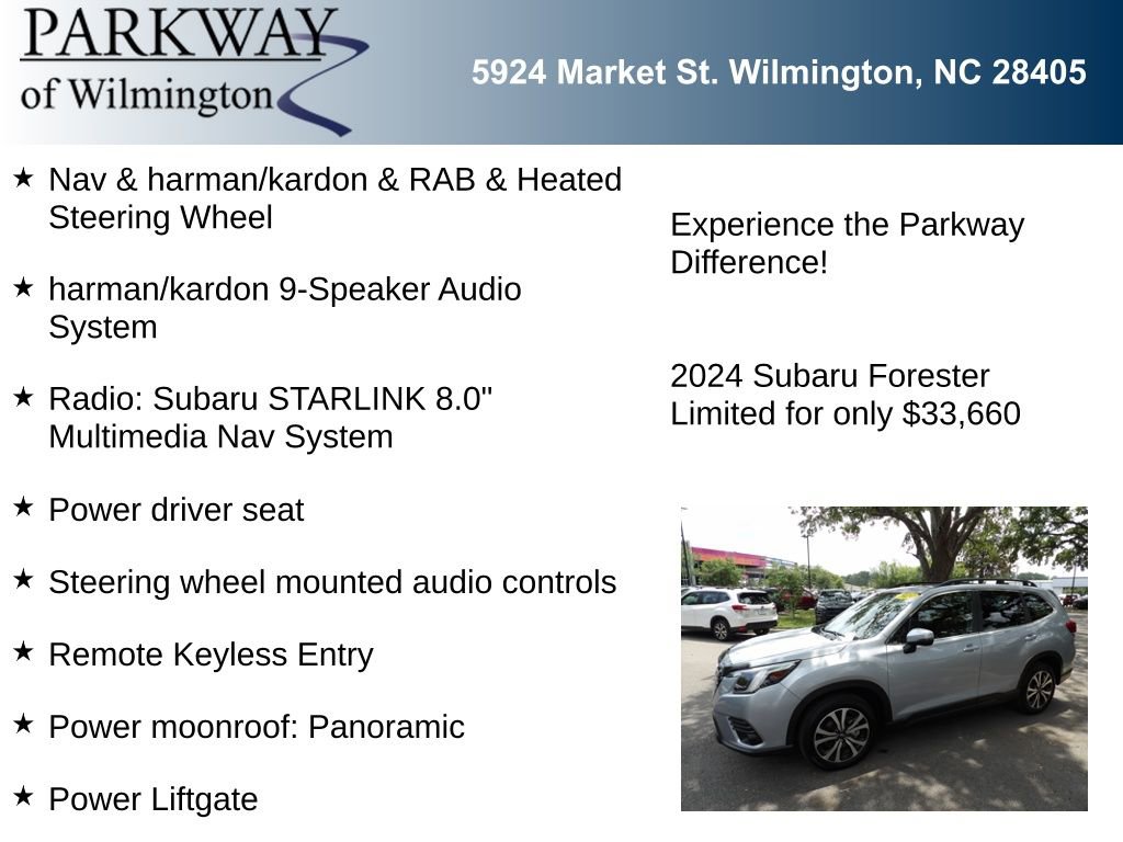 Used 2024 Subaru Forester Limited AWD/4WD image 6