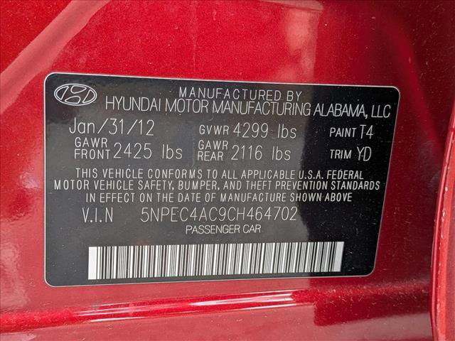 Used 2012 Hyundai Sonata Limited w/ Navigation Pkg FWD image 25