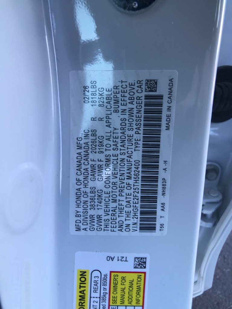 Certified 2026 Honda Civic LX image 17
