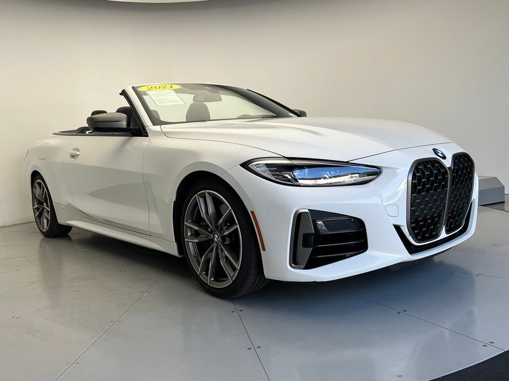 Used 2021 BMW M440i Convertible w/ Premium Package RWD image 3