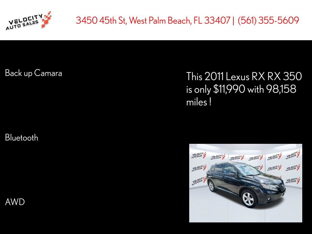 Used 2011 Lexus RX 350 AWD w/ Premium Pkg image 24